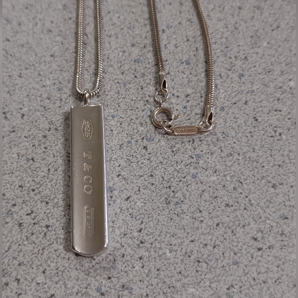 Tiffany & Co. Jewelry - Tiffany & Co bar necklace